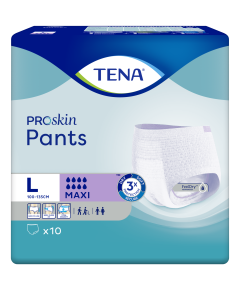 Tena®Proskin Pants  Maxi L taille 100-135 cm 2550 ml/8 gouttes x 10