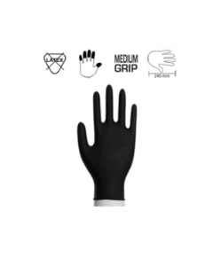 ABENA GANT D'EXAMEN NITRILE CLASSIC NP NOIR EXTRA LARGE (100 UNIT&Eacute;S)  