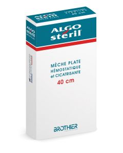 ALGOSTERIL Mèche plate 40 cm (Boite de 16) 