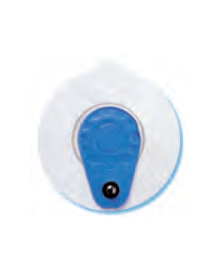 Ambu® BlueSensor bouton excentré gel liquide + micropore Pack de 20 x 25 électrodes