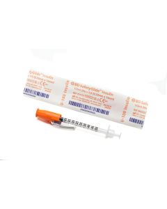 BD SafetyGlide™ seringue avec aiguille 0,5 ml 12,7 mm 29G diamètre 0,33 mm boîte de 100