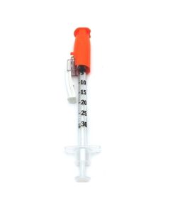 BD SafetyGlide™ seringue avec aiguille 0,3 ml 8 mm 31G diamètre 0,25 mm boîte de 100