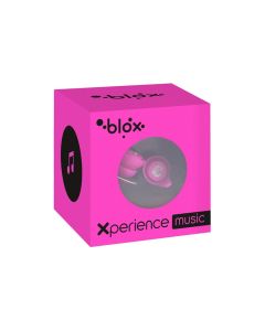 Blox Music Xperience rose - 1 paire + étui porte-clé