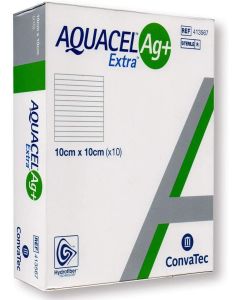 Aquacel® AG + Extra pansement 10 cm x 10 cm pack de 10
