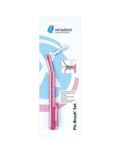 MIRADENT® BROSSE INTERDENTAIRE PIC-BRUSH® SET ROSE XX-FINE 1,6 MM