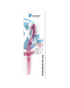 MIRADENT® BROSSE À DENT POUR PROTHÈSE DENTAIRE PROTHO BRUSH® DE LUXE