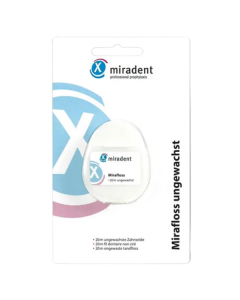 MIRADENT® FIL DENTAIRES NON-CIRÉ MIRAFLOSS® UNGEWACHST 20 M