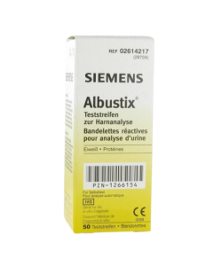 SIEMENS® BANDELETTES URINAIRES ALBUSTIX® (50 UNITÉS)