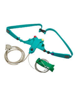 LEVMED® CEINTURE ÉLECTRODE ECG D-TYPE AVEC CONNECTEURS DÉDIÉS AVEC VIS