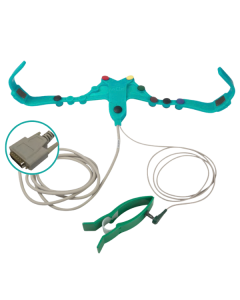 LEVMED® CEINTURE ÉLECTRODE ECG D-TYPE AVEC CONNECTEURS DÉDIÉS AVEC VIS