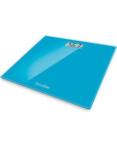 Terraillon® TX1500 pèse-personne compact plateau en verre bleu