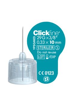 Clickfine® aiguille à stylo 10 mm 29G diamètre 0,33 mm boîte de 100
